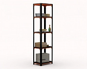 Стеллаж Metalex Kit Comfort 2000х400х600 5-ть полок (оранжево-чёрный)