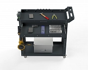Тележка инструментальная Metalex Тип 1А 700х450х800 2-е полки (серый)