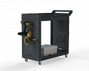 Тележка инструментальная Metalex Тип 2А 900х400х800 2-е полки (серый)