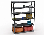 Стеллаж Metalex Kit Comfort 2000х1000х500 6-ть полок (чёрный)
