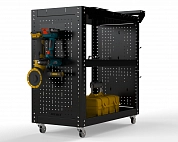 Тележка инструментальная Metalex Тип 2 900х400х800 3 полки (черный)