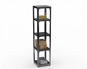 Стеллаж Metalex Kit Comfort 1800х600х600 5-ть полок (чёрный)