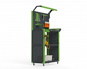 Тележка инструментальная Metalex тип 6 800х450х950 3 полки (серо-зеленый)