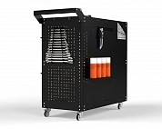 Тележка инструментальная Metalex Тип 3 800х400х800 3 полки (черный)