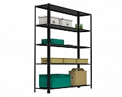 Стеллаж Metalex AIR 2000х1600х600 (5 полок) чёрный