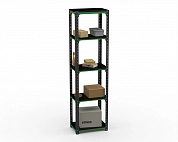 Стеллаж Metalex Kit Comfort 2000х400х600 5-ть полок (Серо-зеленый)