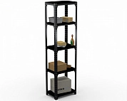 Стеллаж Metalex Kit Comfort 1800х400х600 5-ть полок (чёрный)