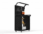 Тележка инструментальная Metalex тип 6 700х400х800 2-е полки (черный)
