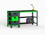 Стол металлический Metalex 750х1600х500 с выдвижными ящиками