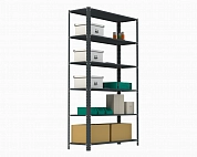 Стеллаж Metalex AIR 2200х1400х300 (6 полок) серый
