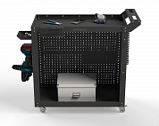 Тележка инструментальная Metalex Тип 3 700х400х800 2-е полки (серый)