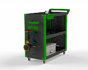 Тележка инструментальная Metalex Тип 3 800х400х800 3 полки (серо-зеленый)