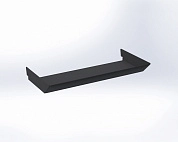 Полка для перфопанели Metalex 300х130 серая