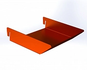 Лоток для мелочей Metalex 35х150 оранжевый