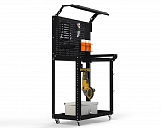 Тележка инструментальная Metalex Тип 5 700х400х800 2-е полки (черный)