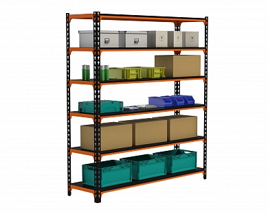 Металлические стеллажи Metalex серии MID