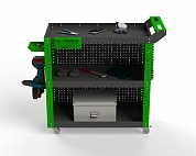 Тележка инструментальная Metalex Тип 3 900х400х800 3 полки (серо-зеленый)