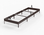 Грядки Metalex серия KitGarden 3000х1000х150 Коричневый