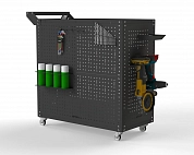 Тележка инструментальная Metalex Тип 3 900х400х800 2-е полки (серый)