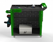 Тележка инструментальная Metalex Тип 3 700х400х800 2-е полки (серо-зеленый)