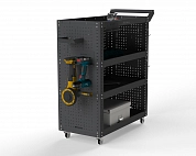 Тележка инструментальная Metalex Тип 3 800х450х950 4 полки (серый)