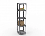 Стеллаж Metalex Kit Comfort 2200х400х400 5-ть полок (Серый)