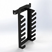 Держатель для ключей Metalex 240х150 чёрный 