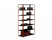 Стеллаж Metalex AIR 2200х1000х500 (7 полок) оранжево-чёрный