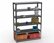 Стеллаж Metalex Kit Comfort 2400х900х600 6-ть полок (Серый)