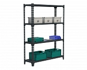 Стеллаж Metalex MID 1800х1200х400 4 полки (серый)