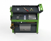 Тележка инструментальная Metalex Тип 1А 700х450х800 3 полки (серо-зеленый)