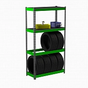 Стеллаж Metalex серия TIRES 2000х1400х500 (две полки)