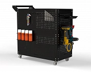 Тележка инструментальная Metalex Тип 3 900х400х800 3 полки (черный)