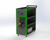 Тележка инструментальная Metalex Тип 3 800х450х950 4 полки (серо-зеленый)