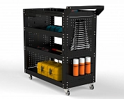 Тележка инструментальная Metalex Тип 2 900х400х950 4 полки (черный)