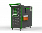 Тележка инструментальная Metalex Тип 3 700х450х800 3 полки (серо-зеленый)