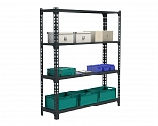 Стеллаж Metalex MID 2000х1600х500 4 полки (серый)