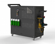 Тележка инструментальная Metalex Тип 3 900х400х800 3 полки (серый)
