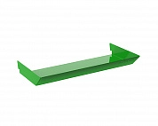 Полка для перфопанели Metalex 300х130 зеленая