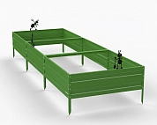 Грядки Metalex серия KitGarden 3000х1000х300 Зеленый