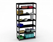 Стеллаж Metalex Kit Comfort 2400х800х600 7-мь полок (чёрный)