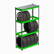 Стеллаж Metalex серия TIRES 1800х1600х600 (одна полка)